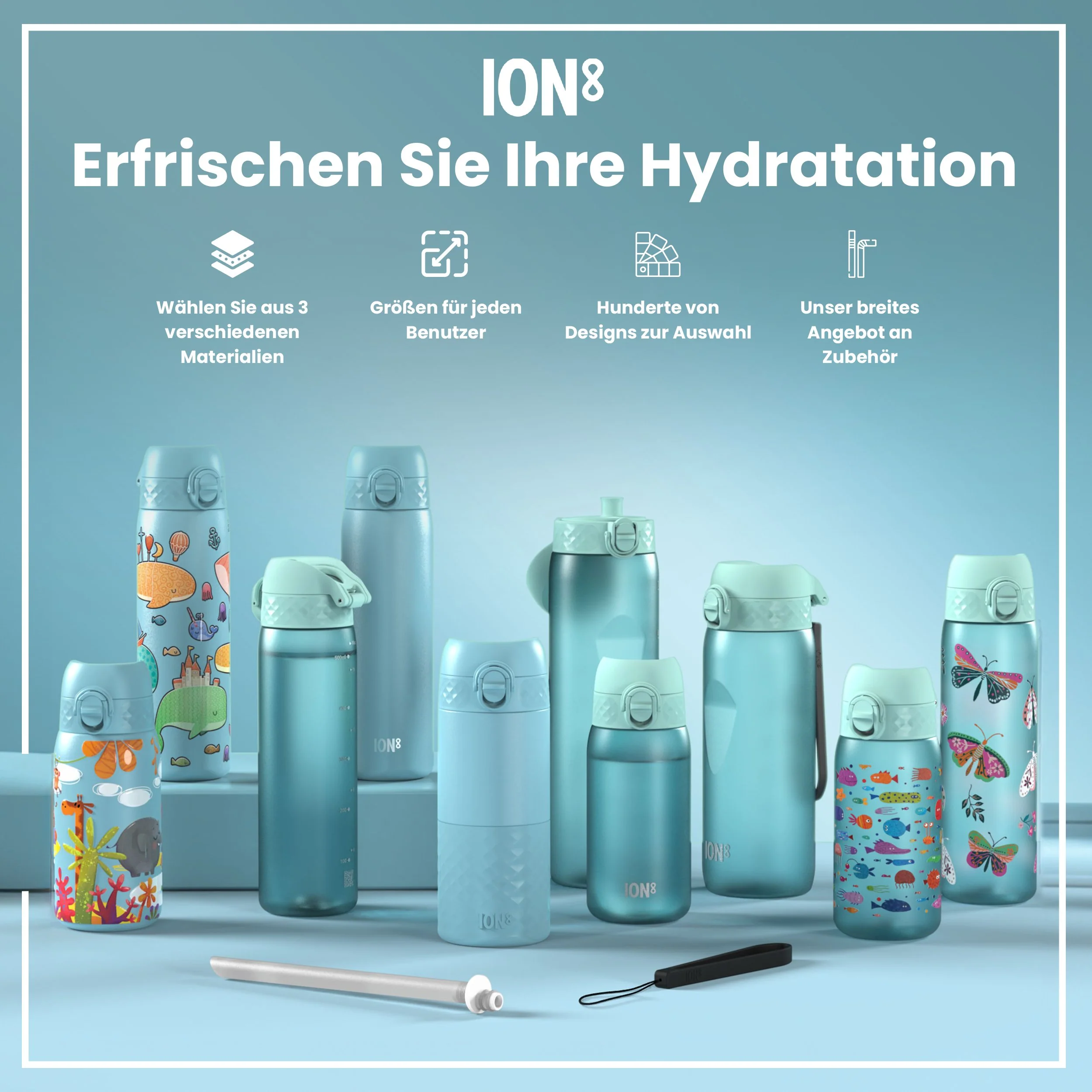 Recyclon Trinkflasche, Krokodil-Design, 350 ml - Image 7