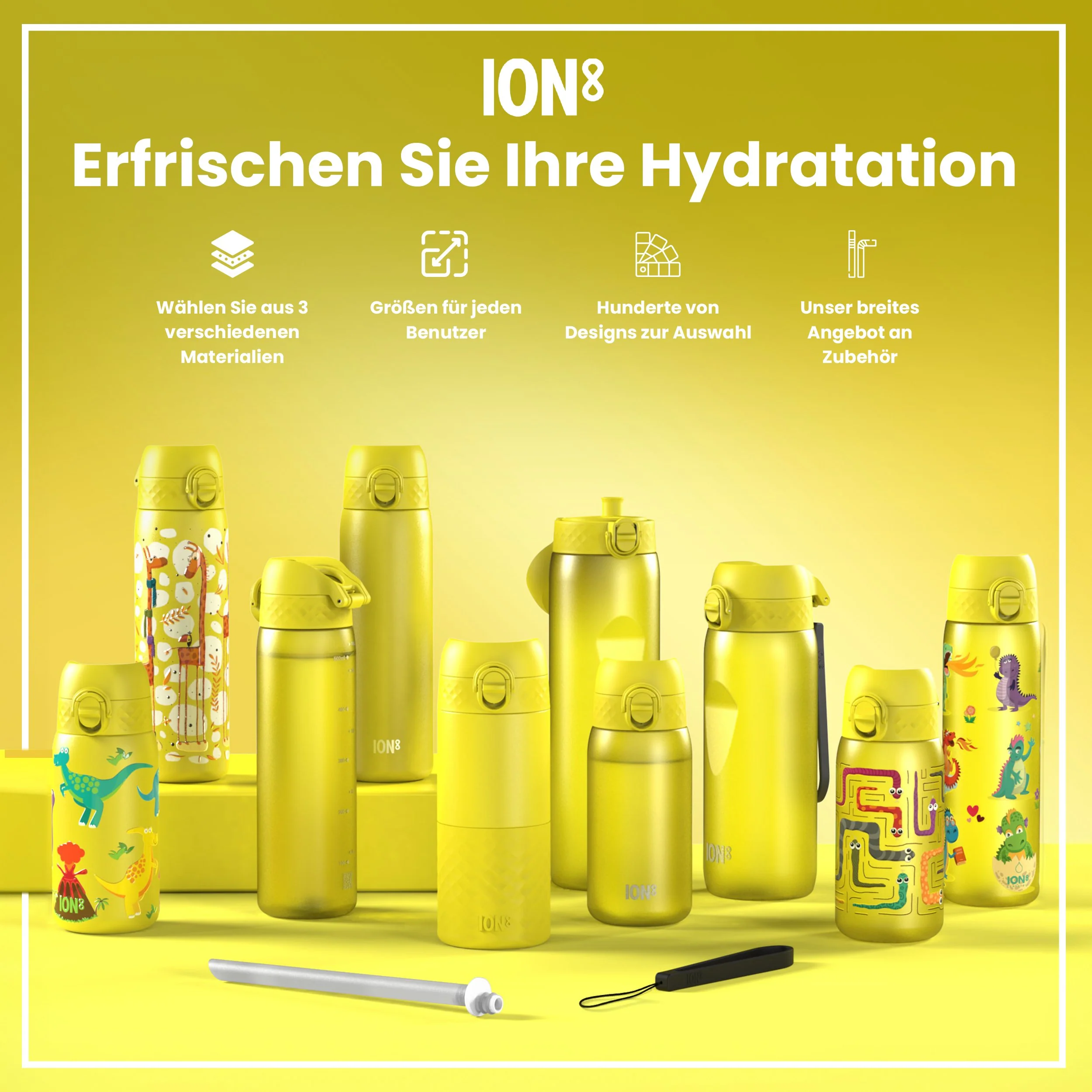 Recyclon Trinkflasche, Schlangen, 350 ml - Image 7