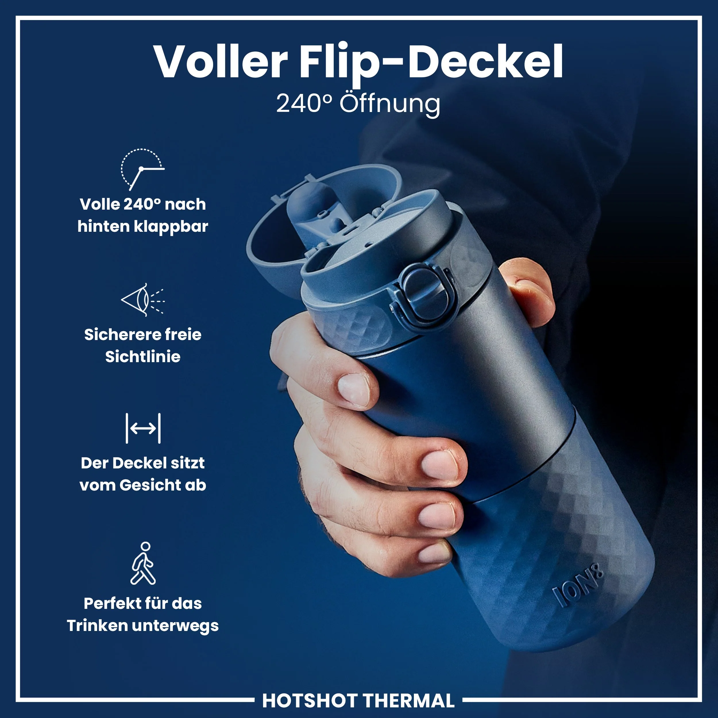 Edelstahl-Thermobecher für unterwegs, Aschemarine, 360 ml - Image 4