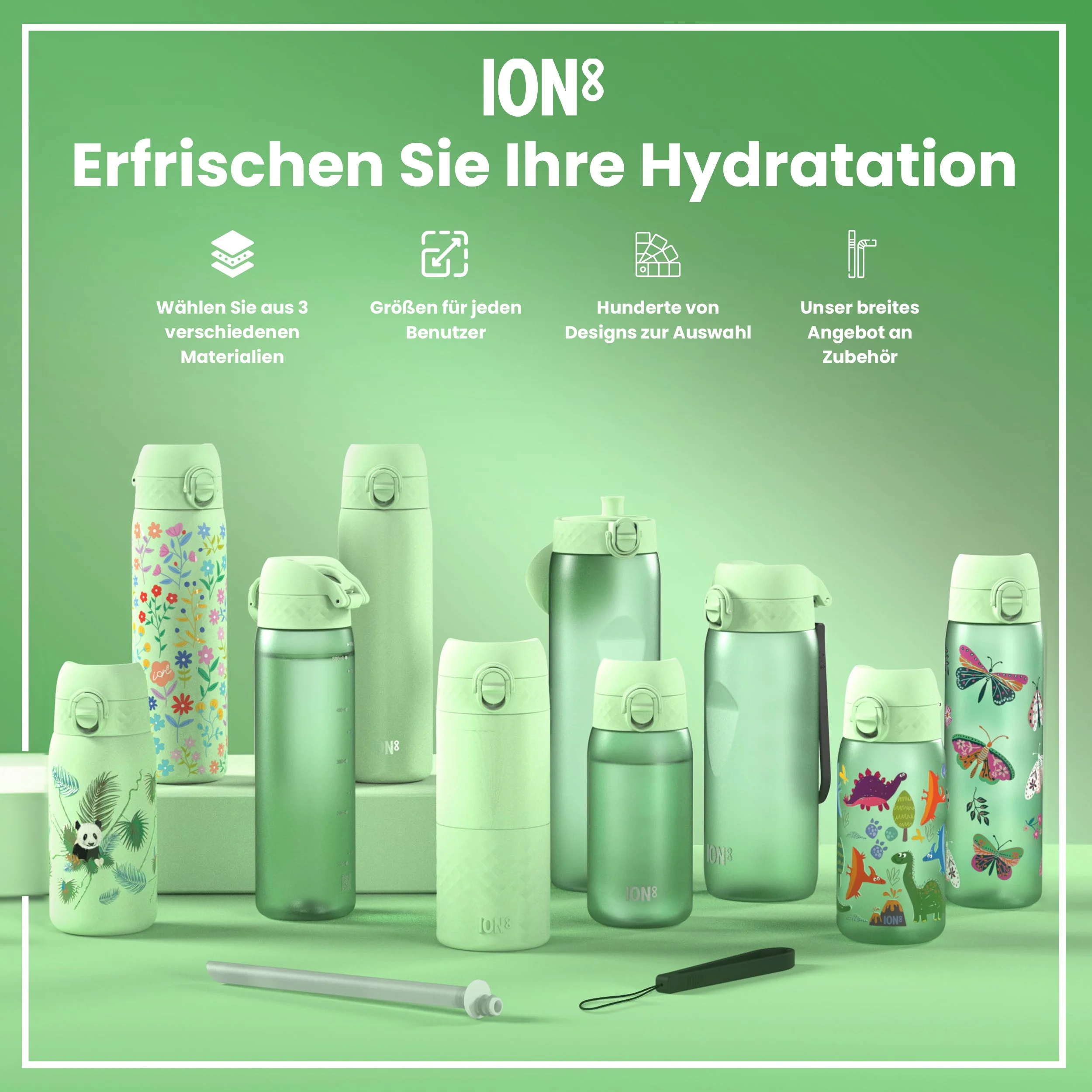 Recyclon Trinkflasche, Design „Dinosaurier“, 350 ml - Image 7