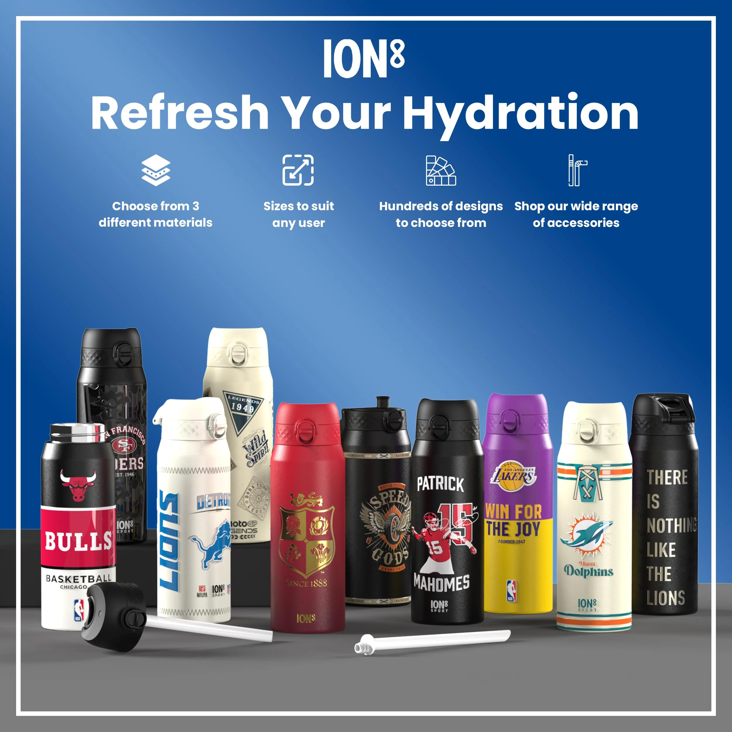 NBA x ION8, Recyclon, NY Knicks, 500 ml - Image 7